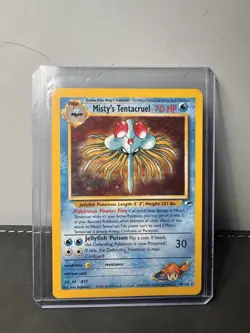Pokemon Misty's Tentacruel Gym Heroes 010/132 Holo Rare 70 HP - Image 3