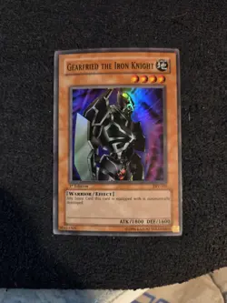 Gearfried The Iron Knight PSV-101 Super Rare 1st Edition Yugioh Card - Image 1