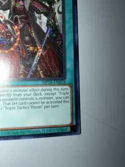 Yu-Gi-Oh Triple Tactics Thrust MP24-EN073 Prismatic Secret Rare - Image 3