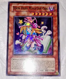 Yugioh Toon Dark Magician Girl Jump & Dark Magician Girl MVP1 2 Card Lot - Image 1