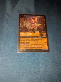 Disney Lorcana Mickey Mouse Musketeer Captain 16/204 EN 4 FOIL NM - Image 1