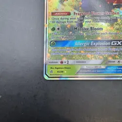 Vileplume GX 4/236 Ultra Rare TCG Cosmic Eclipse - Pokemon Card LP - Image 3