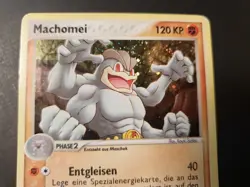 Pokemon Karte - Machomei 9/92 Ex Legend Maker Rare Holo ~BLEED~ light played - Image 4