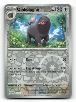 Oinkologne 157/198 - Scarlet & Violet Reverse Holo - Pokemon Card NM/M - Image 1