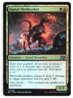 Gastal Thrillseeker #205 - Aetherdrift - Foil - Uncommon - Near Mint - Image 1