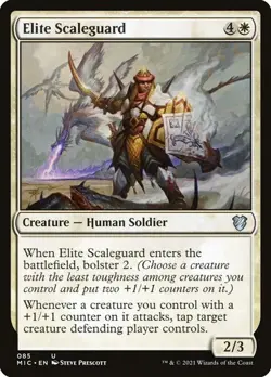 Elite Scaleguard [Midnight Hunt] MTG - Image 1