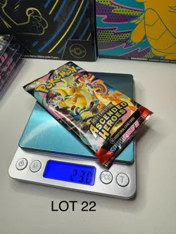 23.0g!!! “Extremely HEAVY” Pokemon TCG: Ascended Heroes Booster Pack LOT 22 - Image 1