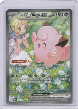 Lillie's Clefairy EX Pokemon Scarlet & Violet Journey Together #184/159 SIR - Image 1