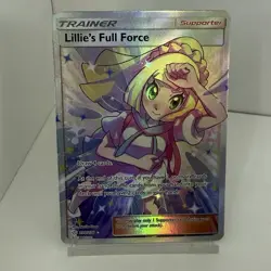 Lillie's Full Force Full Art Trainer 230/236 Pokemon SM Cosmic Eclipse Near Mint - Image 1