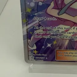 Lillie's Full Force Full Art Trainer 230/236 Pokemon SM Cosmic Eclipse Near Mint - Image 4