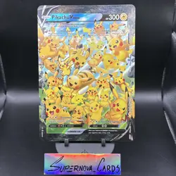 Pokemon Card Pikachu V-Union SWSH141 Oversized JUMBO Black Star Promo🔥 - Image 1
