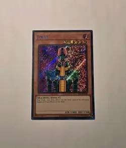 Yugioh Jinzo Pharaoh's Servant PSV-EN000 Unlimited Secret Rare NM - Image 1