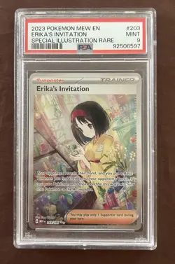 Erika's Invitation 203/165 - Special Illustration Rare 151 Pokemon (PSA 9) - Image 1