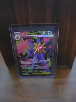 Mega Starmie EX 102/088 Full Art Ultra Rare Pokemon TCG: Perfect Order - Image 1