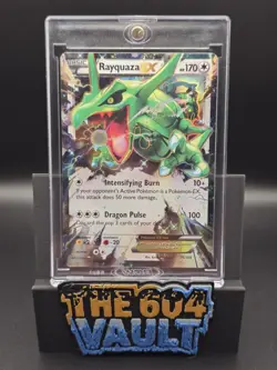 Rayquaza EX 75/108 Holo EX Rare Roaring Skies Pokemon Lightly Played - Image 1