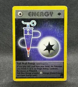 Pokemon TCG Team Rocket Full Heal Energy #81/82 1st Edition - Image 1