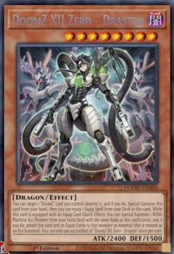 Yugioh! DoomZ XII Zero - Drastea DOOM-EN008 Doom of Dimensions PREORDER - Image 1