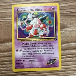 Pokemon TCG Sabrina's Mr. Mime Gym Challenge 59/132 2000 - Image 1