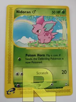 Nidoran ♂ ® Aquapolis 96/147 ® Comune ® Pokemon ® Inglese ® EX+ - Image 1
