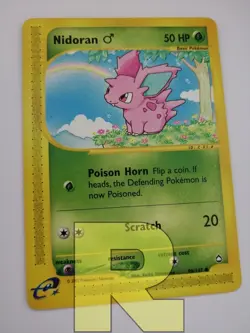 Nidoran ♂ ® Aquapolis 96/147 ® Comune ® Pokemon ® Inglese ® EX+ - Image 3