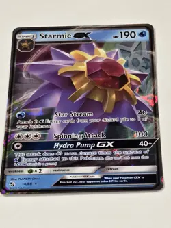 Starmie GX Ultra Rare - Pokemon Card Hidden Fates 14/68 NM Full Art - Image 2
