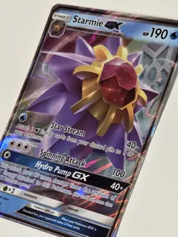 Starmie GX Ultra Rare - Pokemon Card Hidden Fates 14/68 NM Full Art - Image 3