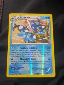 Greninja - 40/122 BREAKPoint Rare Pokemon Card TCG - LP - - Image 1