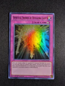 Yugioh - Spiritual Swords of Revealing Light MVP1-EN03 1st Edition Ultra Rare NM - Image 1