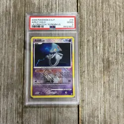Graded PSA 2 2008 Pokemon D & P Azelf-Holo LA-CRSHTCH-‘10 PKMN LG. #19 - Image 1