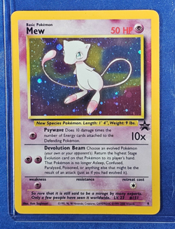 Mew Wizards Black Star Promo #9 Holo English WotC 2000 50 LP - Image 1