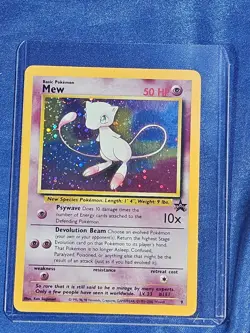 Mew Wizards Black Star Promo #9 Holo English WotC 2000 50 LP - Image 3
