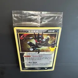 Pokemon Greninja Star SWSH144 Sword & Shield Promo Holo 130HP Card sealed - Image 3