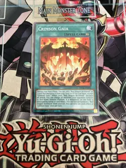 Crimson Gaia Common 1st Edition SDCK-EN026 Yugioh Red Dragon Archfiend - Image 1