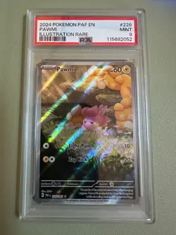 2024 POKEMON PAF EN-PALDEAN FATES ILLUSTRATION RARE #226 PAWMI PSA 9 - Image 1