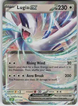 Pokemon TCG Lugia ex Classic Collection Trading Card Game Classic 017/034 - Image 1