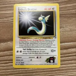 Pokemon TCG Erika's Dratini Gym Heroes 42/132 Uncommon Non-Holo - Image 1