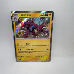Toxtricity 141/091 Shiny Rare Paldean Fates Pokemon Holo Near Mint - Image 1