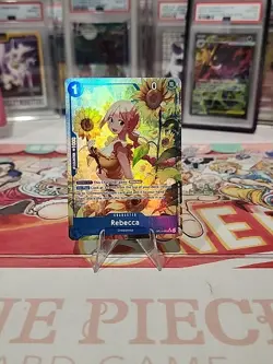 One Piece Rebecca OP15-053 Rare Super Foil Adventures Of Kami Island Card Alt - Image 1