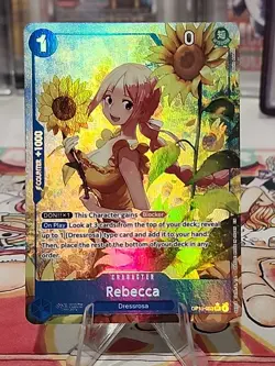 One Piece Rebecca OP15-053 Rare Super Foil Adventures Of Kami Island Card Alt - Image 2