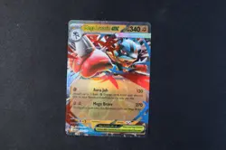 Mega Lucario ex 077/132 Holo Shiny Pokemon TCG Card Mega Evolution NEAR MINT - Image 1