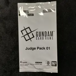 2025 Gundam Card Game Judge Single Pack 01 TCG Alternative Promo English - Image 1