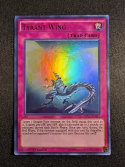 Yugioh - Tyrant Wing DRL3-EN061 1st Edition Ultra Rare NM - Image 1