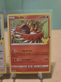 Ho-oh and Lugia Pokemon 25th Celebrations HOLOS 2 Card Set NM! - Image 3