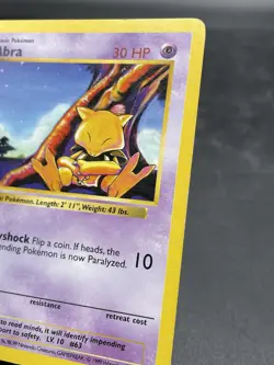 Abra 43/102 Shadowless NM -/ LP Base Set Non-Holo Pokemon Card - Image 2