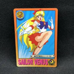 Sailor Venus Sailor moon R No.36 Card Bandai 1993 Japanese Japan JP F/S - Image 1