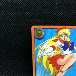 Sailor Venus Sailor moon R No.36 Card Bandai 1993 Japanese Japan JP F/S - Image 5
