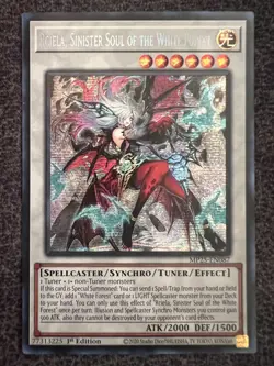 Yugioh Rciela, Sinister Soul of the White Forest MP25-EN087 Secret Rare NM - Image 1