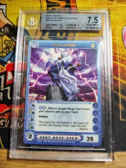 Chaotic Dawn of Perim Najarin Creature Card - Beckett Graded 7.5 - Image 1