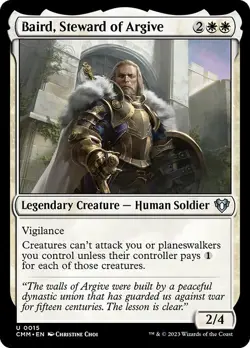Baird, Steward of Argive Commander Masters MTG NM - Image 1