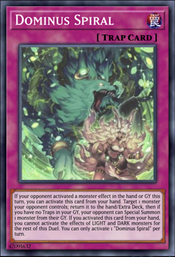 Yugioh! Dominus Spiral DOOM-EN079 Secret Rare Doom of Dimensions PREORDER - Image 1